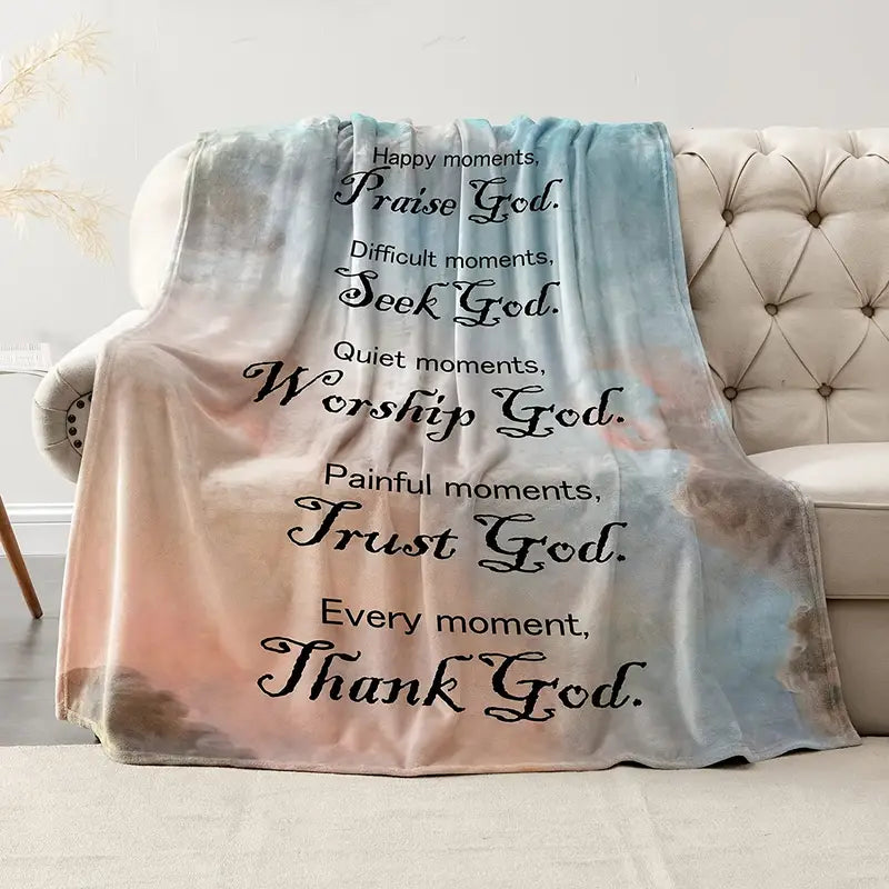 Divine Comfort Women's Bible Verse Throw