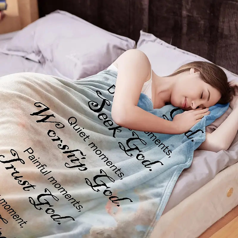 Divine Comfort Women's Bible Verse Throw