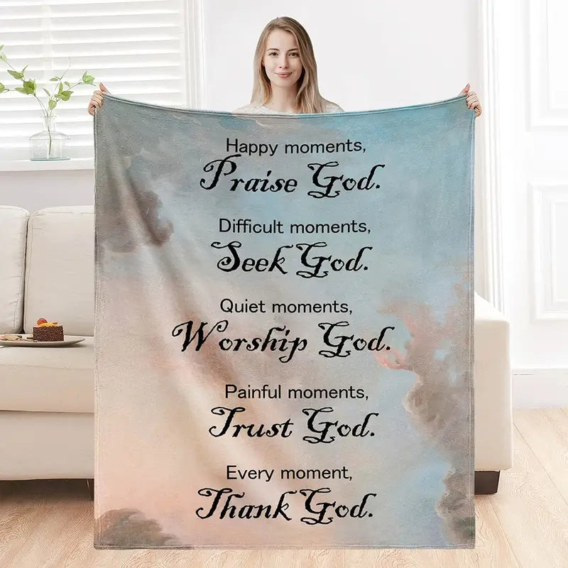 Divine Comfort Women's Bible Verse Throw